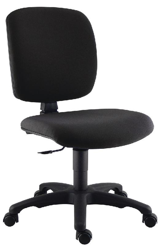 CHAISE DE BUREAU KAOLA DOSSIER BAS COLORIS NOIR - MANUTAN COLLECTIVITÉS