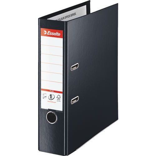 CLASSEUR À LEVIER MAXI PLUS VIVIDA A4+ - NOIR - ESSELTE