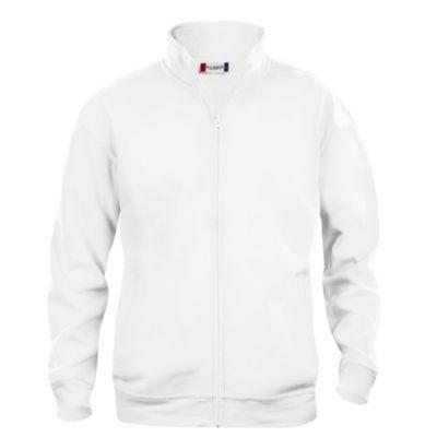 CLIQUE Sweat basic zippé Homme Blanc XXL_0