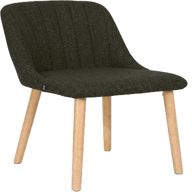 CLP Chaise de salle a manger Arie en tissu Tissu HBT: 82x49x56 cm Vert - vert textile 327580_0