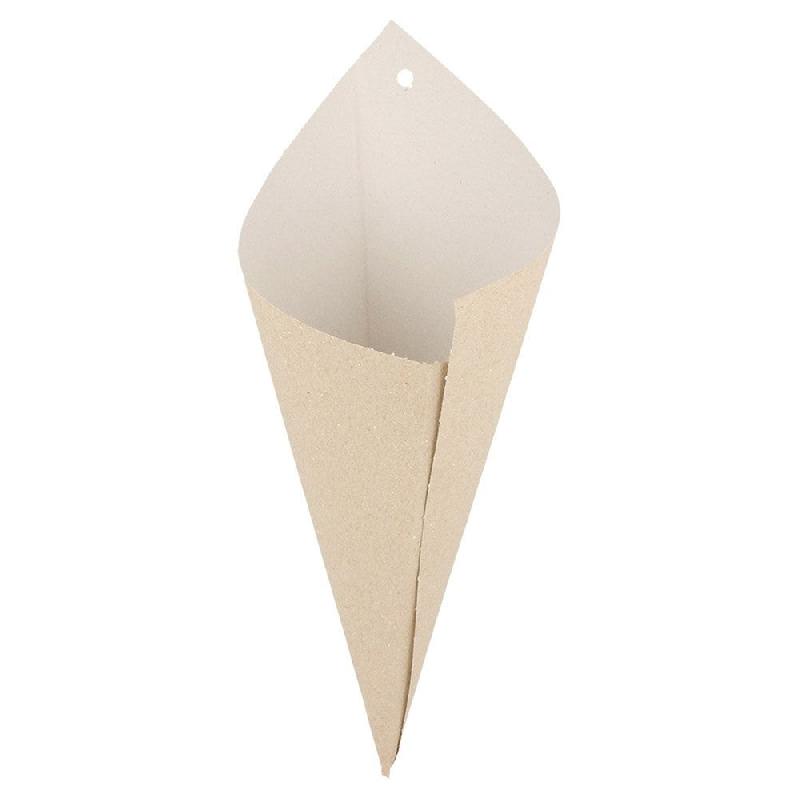 Cornet en papier Kraft 100g 24x17cm - par 2000_0