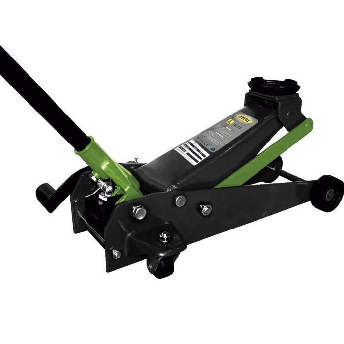 Cric rouleur 3 tonnes avec pédale d'approche - JMB - Hauteur min 140 mm, max 520 mm_0