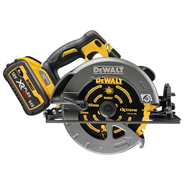 Scie circulaire DCS578T2-QW Dewalt - XR Flexvolt 54V - Inclinaison lame 57° - 2 batteries 6Ah_0