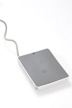 Diteo - Lecteur de cartes à puce contact et sans contact - Ingenico e-ID - Ergonomique et recyclable_0