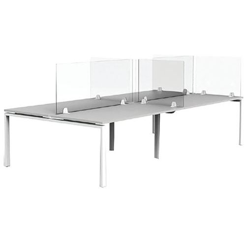 ECRAN DE SÉPARATION BUREAU FRONTAL 80 CM