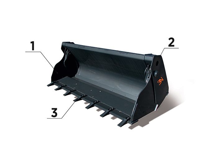 Godet 4x1 Trevibenne - multifonction pour skid loader et chargeurs_0