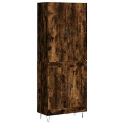 Helloshop26 - Buffet bahut commode armoire meuble de rangement organisateur cuisine salle de séjour salon haut 69,5 x 34 x 180 cm 02_0033543 - 300021_0