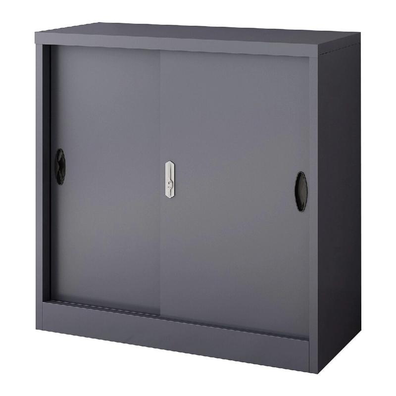 Helloshop26 - Casier de bureau armoire meuble de rangement pour bureau atelier chambre acier de bureau rieti acier laqué 90 x 40 x 03_0006344 - méta_0