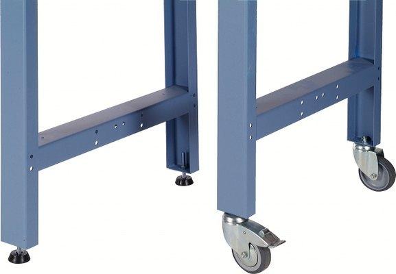 JEU DE 4 ROULETTES PIVOTANTES POUR ÉTABLIS SI - SOFAME - MANUTAN COLLECTIVITÉS