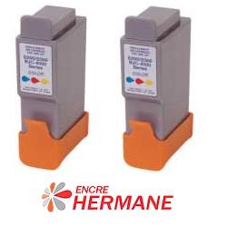 LOT DE 2 CARTOUCHES COMPATIBLE CANON BCI 24 COULEUR