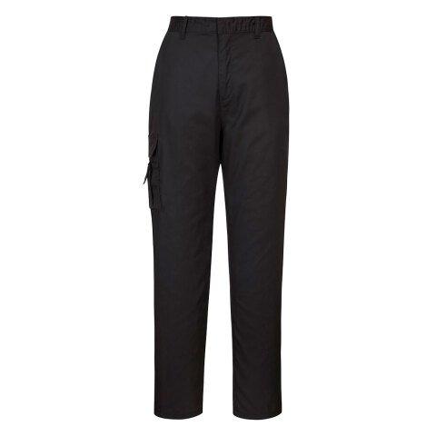 LOT DE 2 - PORTWEST C099 PANTALON COMBAT FEMME NOIR - TAILLE S - STANDARD