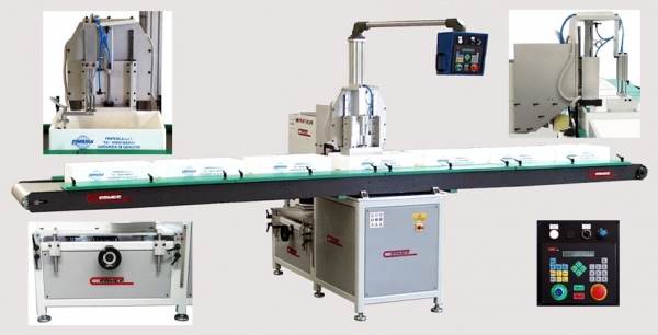 Machine de tampographie automatique pour caisses en plastique - Impression 1 couleur - Modèle XP07 avec dispositif de nettoyage_0