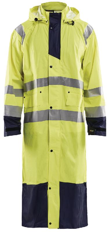 MANTEAU DE PLUIE HAUTE VISIBILITÉ NIVEAU 1 TAILLE M - MANUTAN COLLECTIVITÉS