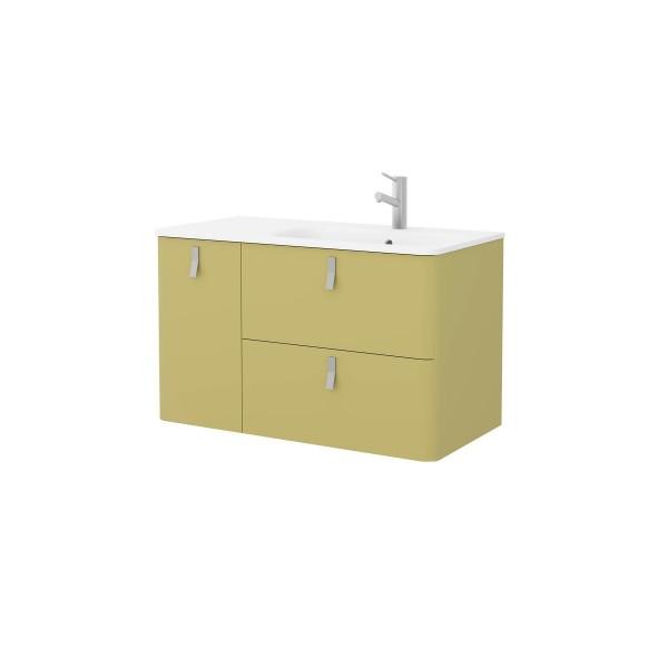 MEUBLE DE SALLE DE BAIN UNIIQ 900 GAUCHE SALVIA - SALGAR 24665