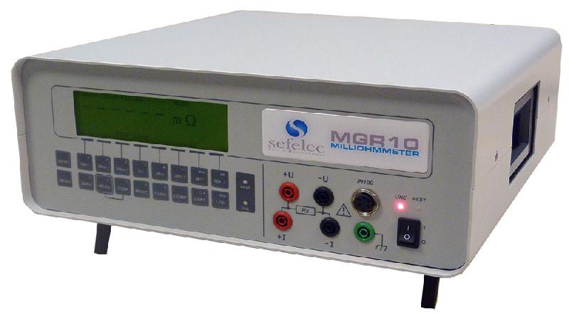 Milli-ohmmètre numérique SEFELEC MGR10 - 10 A DC avec haute précision et compensation de température_0