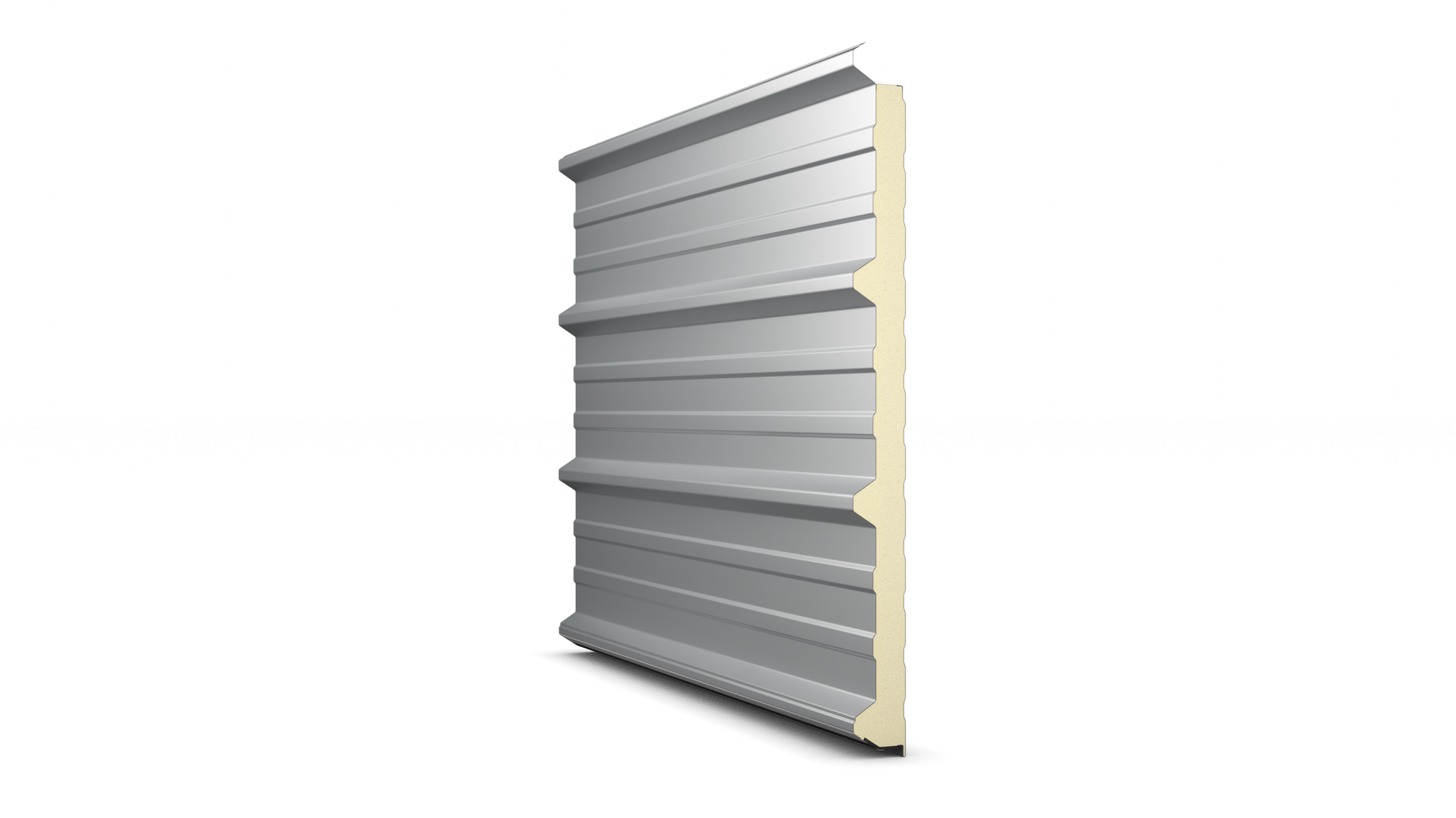 Panneau sandwich de bardage isolant - Promisol® T - Façades inclinées jusqu'à 30° - Âme PIR et parements en acier prélaqué_0