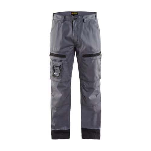 PANTALON DE TRAVAIL CHAUFFEUR GRIS CLAIR/NOIR D120 - BLAKLADER