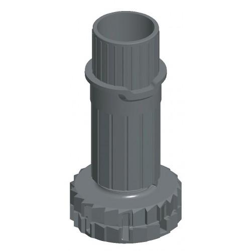 PIEDS DE MEUBLES EN ABS NOIR DIAMÈTRE 28 MM X4 - SMILE 450 - HAUTEUR 150 MM CAMAR