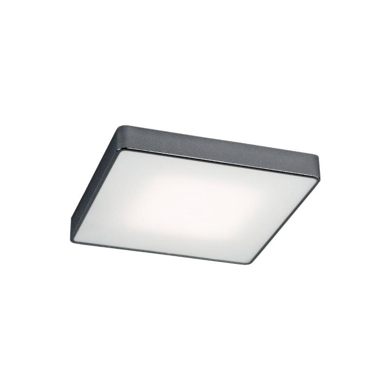 ARGON PLAFONNIER ORO EN ACIER ET VERRE, GRIS, 25CM