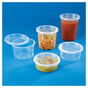 POT PLASTIQUE MICRO-ONDES 250 CC