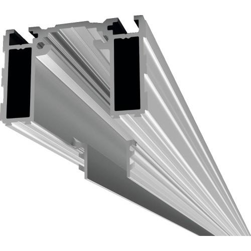 RAIL POUR PORTE COULISSANTE BOIS-INVISIBLE-PROSLIDE-NOIR- 4 M-PROSLIDE ARGENTA