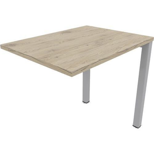 RETOUR AVEC PIED DE SOUTIEN L80XP60 ÉP.25MM BRUNSWICK/GRIS - EOL