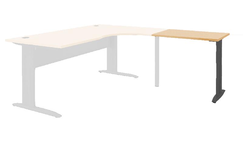 RETOUR SIMPLE DROIT CHÊNE/ANT L.800 X P.600 MM