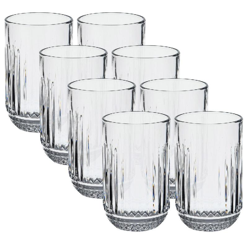 San Ignacio - Lot de 8 verres en cristal transparent de 430 ml - transparent Verre en cristal PK9421_0