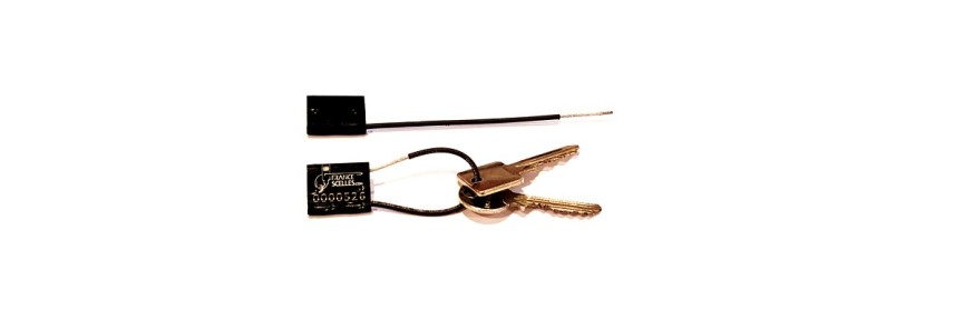 Scellé câble fixe avec butée d'arrêt cafix pour la  sécurité des clés_0