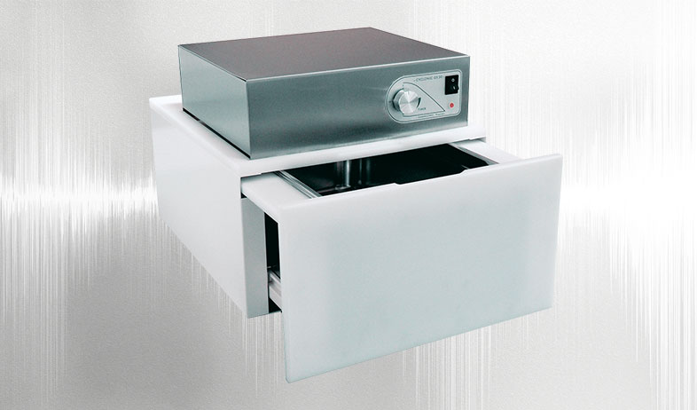 Sécheur Cyclonic GS17-M - Modèle meuble sur tiroir 17L - Gamasonic - Cuve inox et minuterie mécanique_0