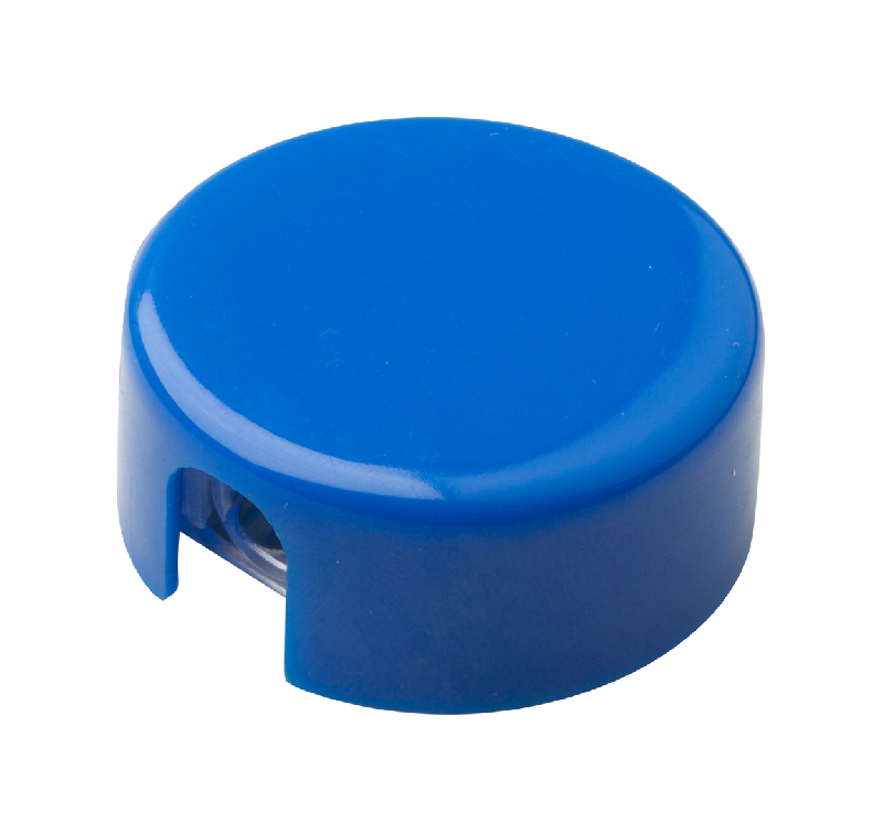 Taille-crayon rond en plastique - couleur bleu - poids 4.6g_0