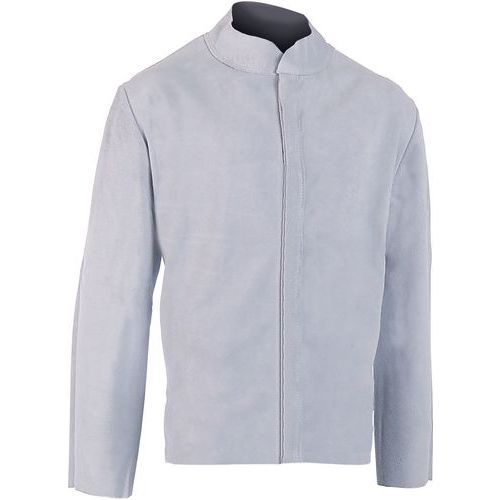 VESTE EN CUIR DE CROÛTE À COL DROIT DE 80 CM TAILLE L - SINGER SAFETY