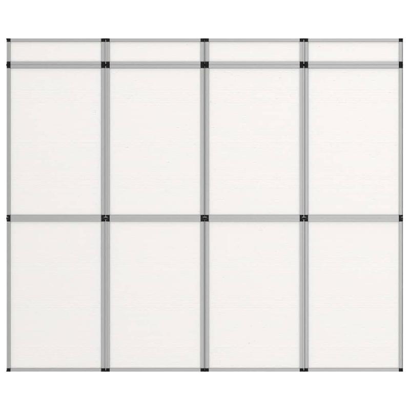 Vidaxl mur d'affichage exposition pliable 12 panneaux 242x200 cm blanc 51210_0