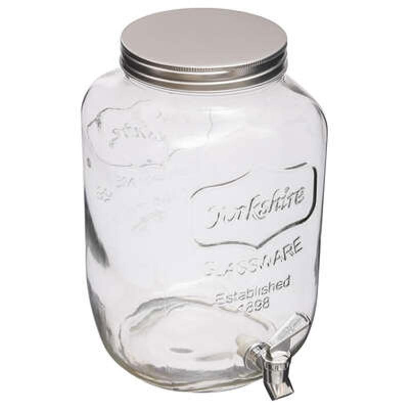 WellHome - Bocal vertical distributeur de boissons capacité 8L - transparent WH13909_0