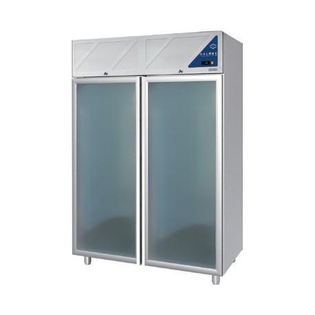 Armoire réfrigérée double température - 2 portes vitrées - 1400L - 0/+10°C et -18/-22°C - sans groupe logé - DA1400PNVSG-3 - Dalmec_0