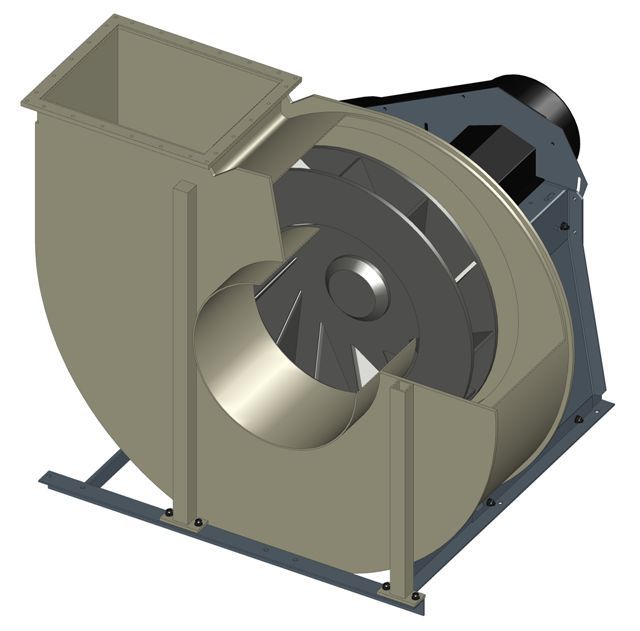 CHVN 315-1250 - Ventilateurs centrifuges industriels en plastique - Colasit - Haute pression_0