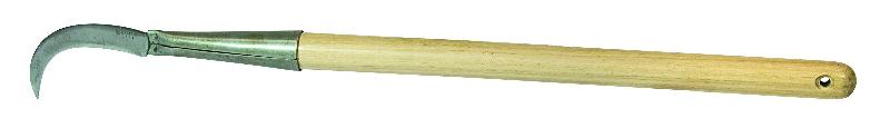 Couteau à melon - lame courbe acier trempé 14 cm - manche hêtre - référence 492512_0