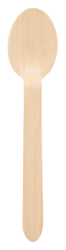 Couverts jetables écologiques en bois naturel - Fourchette, couteau ou cuillère - Par multiples de 100 pièces_0