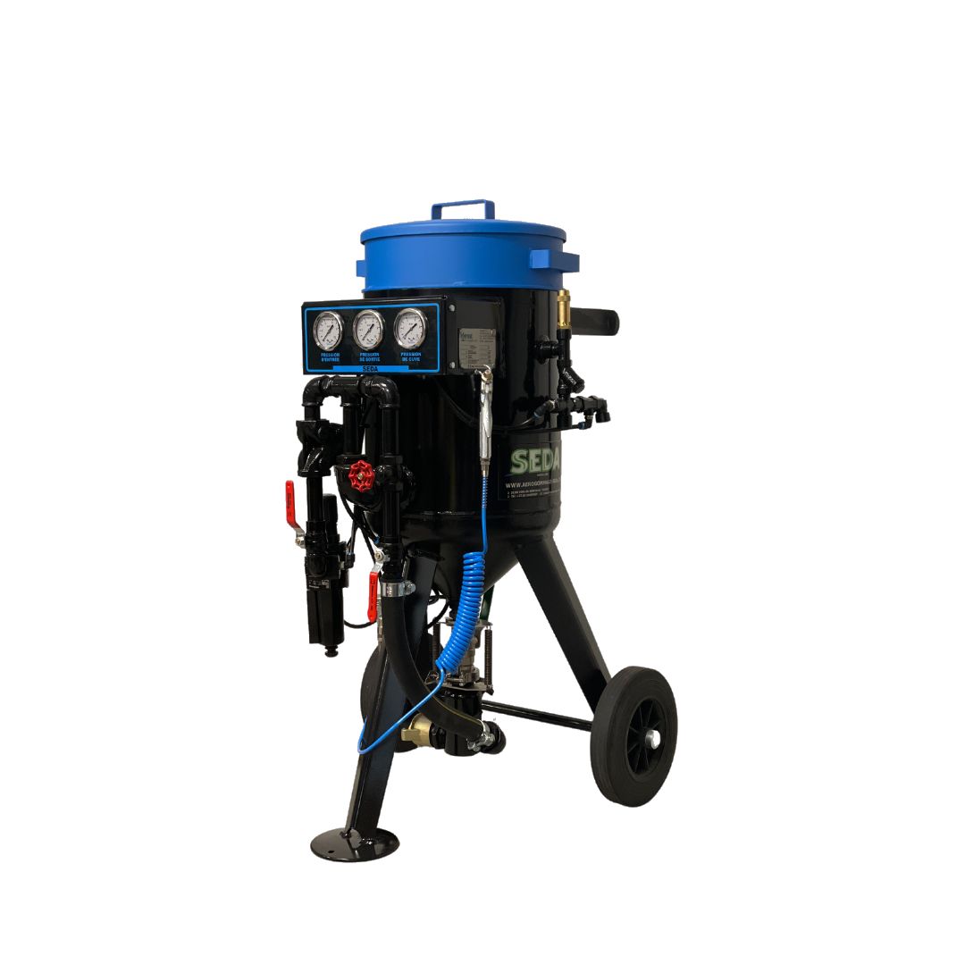 Decap 60 - compresseur pour sablage - SEDA - crève-sac sur tamis - polyvalent et performant_0