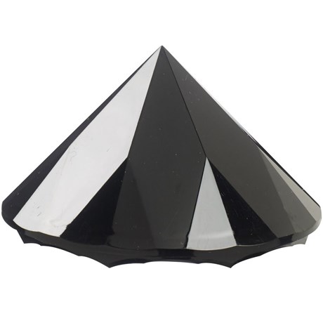 DÔME SOLIA POUR VERRINE DIAMANT NOIR (VENDU PAR 200)