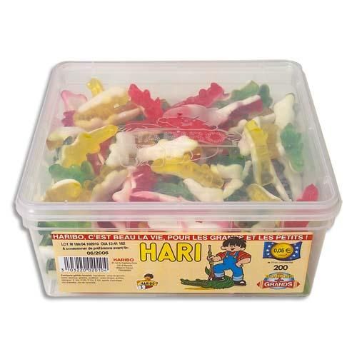 HARIBO TUBO DE 210 BONBONS GÉLIFIÉS CROCODILE