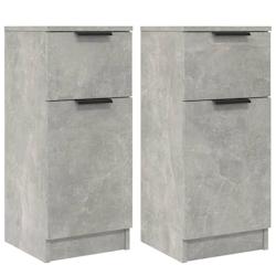 Helloshop26 - Buffet bahut commode armoire meuble de rangement organisateur cuisine salle de séjour salons lot de 2 30 x 30 x 70 cm 02_0036844 - 3000_0