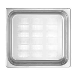 Hendi Récipients GN2/3 perforés sur les côtés et le fond Profi Line 9 litres - inox 802328_0