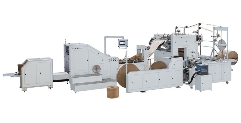 LSB-330XL-R - Machine à sacs en papier automatique avec poignées torsadées - Yaskawa PLC - Double moule réglable_0