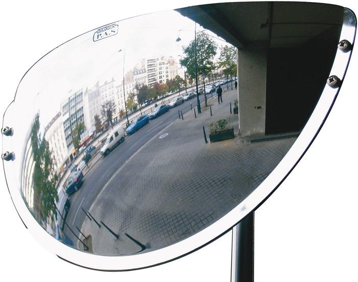 Miroir d'observation H300xl600 mm plastique pour 3 sens 6 m SPL_0