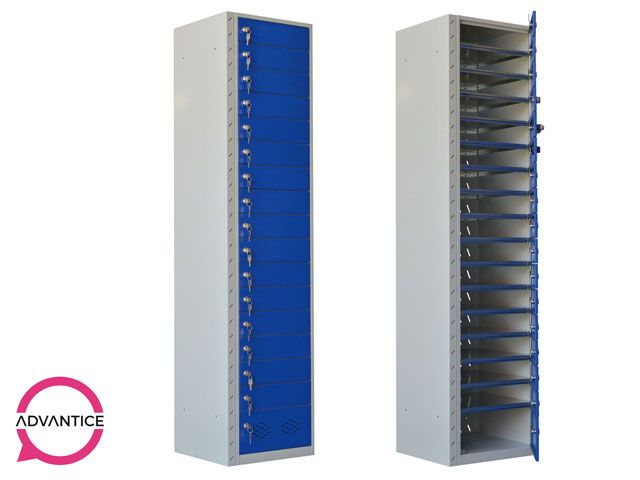 Paralocker i16 - Armoire de stockage et rechargement sécurisée avec 16 casiers pour appareils numériques_0