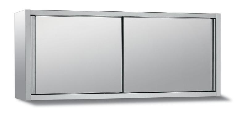placard mural en inox - hauteur 800 mm - profondeur 400 mm am810