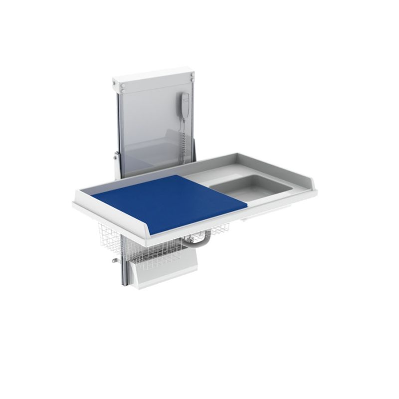 Table à langer pour handicapé - Granberg - électrique à hauteur variable, 140 cm de largeur avec lavabo à droite - 334-141_0
