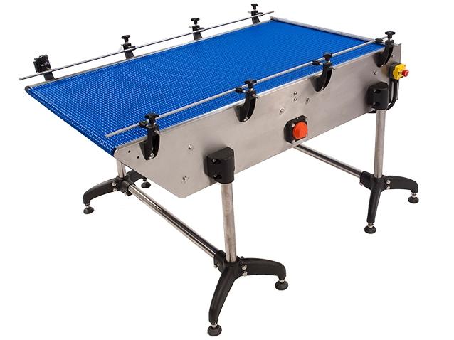 Table de chargement ou déchargement par tapis modulaire - 3 tailles disponibles - Fabrication sur mesure CDA_0