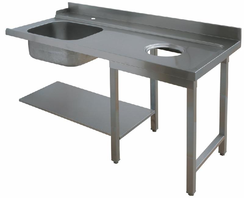 Table 500x500 + ventilé déchargement en droit tables et convoyeurs entrée évier - DTVO-18_0